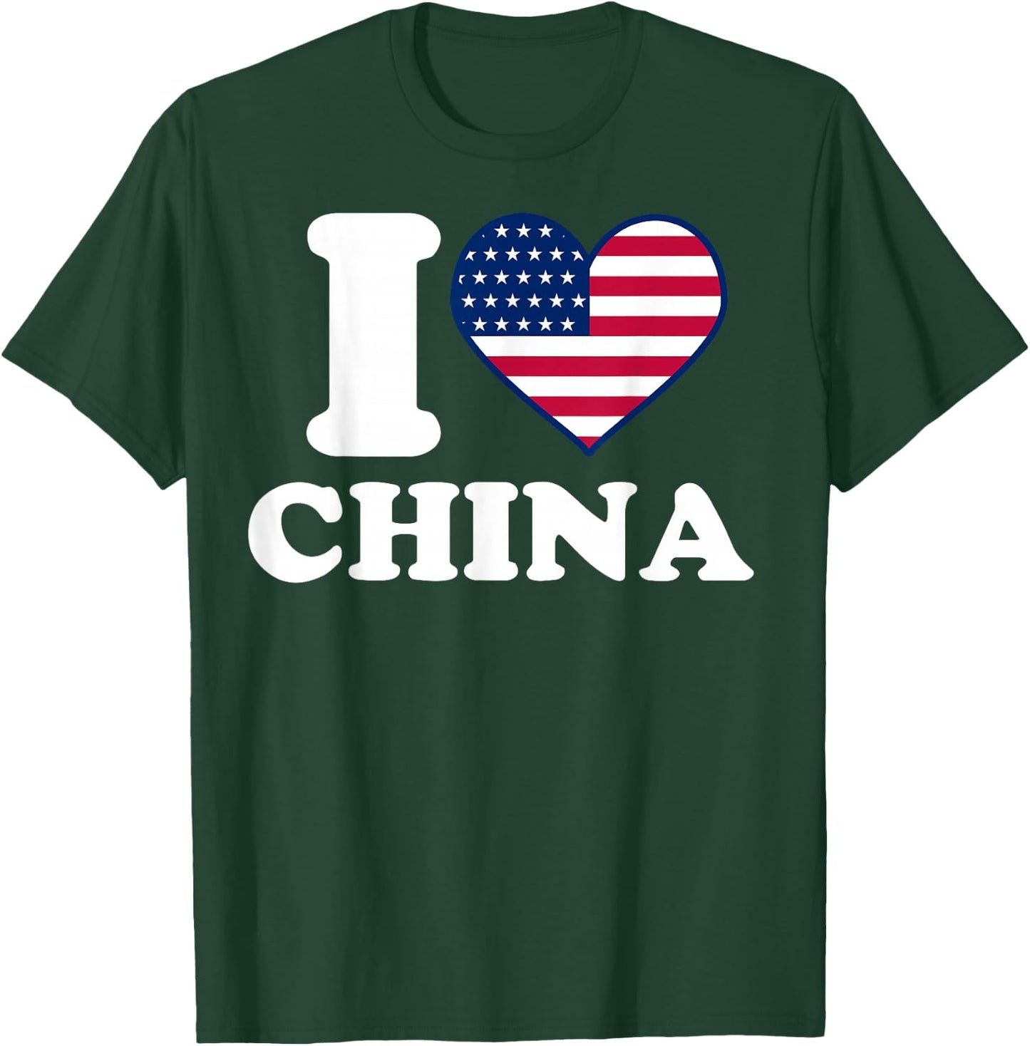 I love China I heart China T-Shirt - T-Shirt | Forest