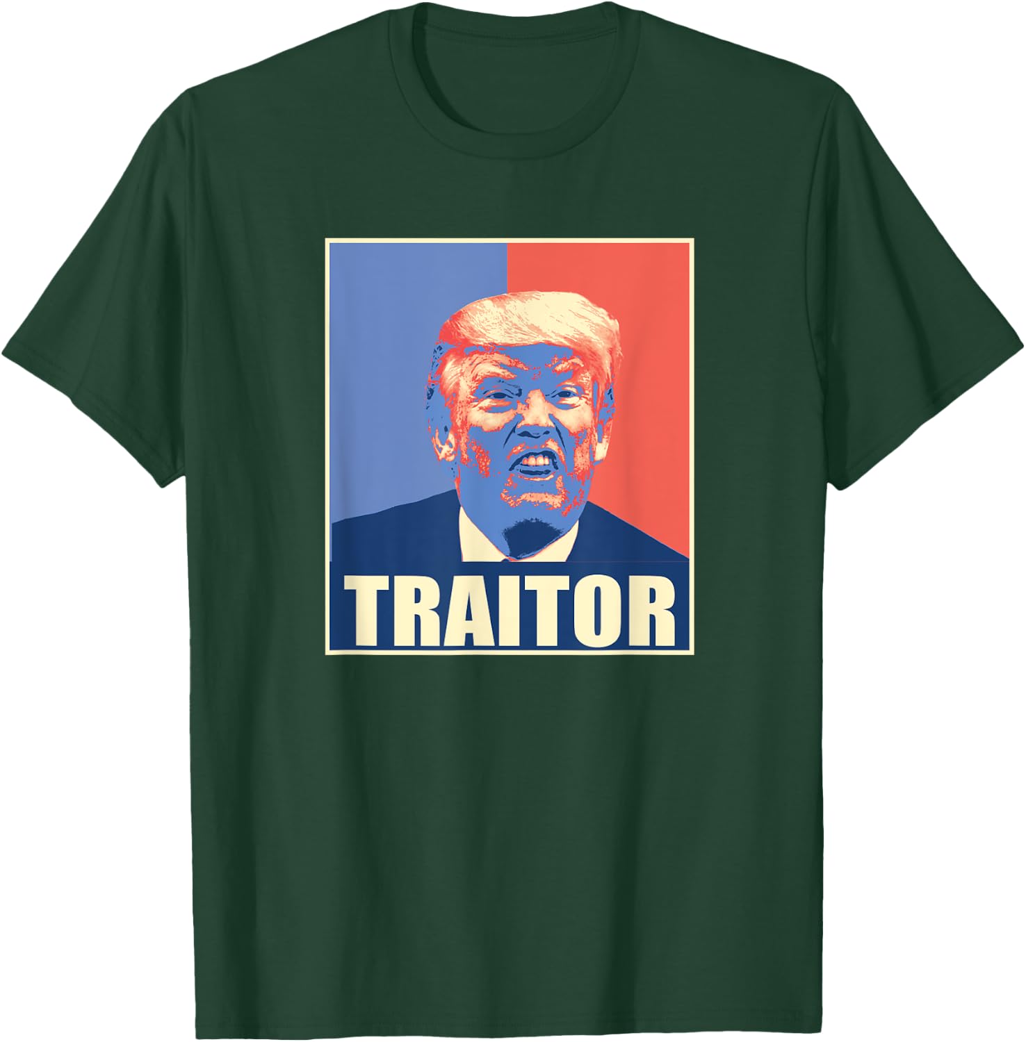 Trump Traitor Worst President Ever T-Shirt - T-Shirt | Forest