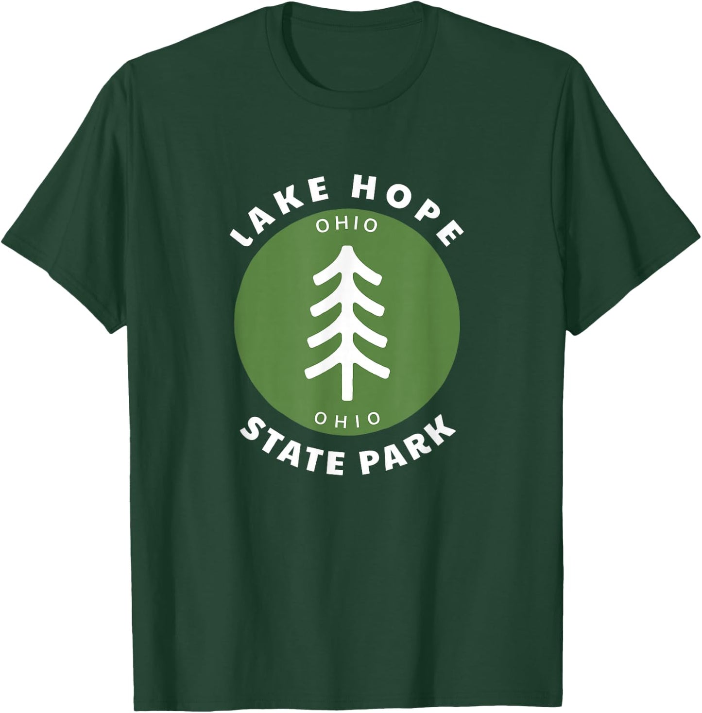 Lake Hope State Park Ohio OH Tree Outdoors Forest T-Shirt - T-Shirt | Forest