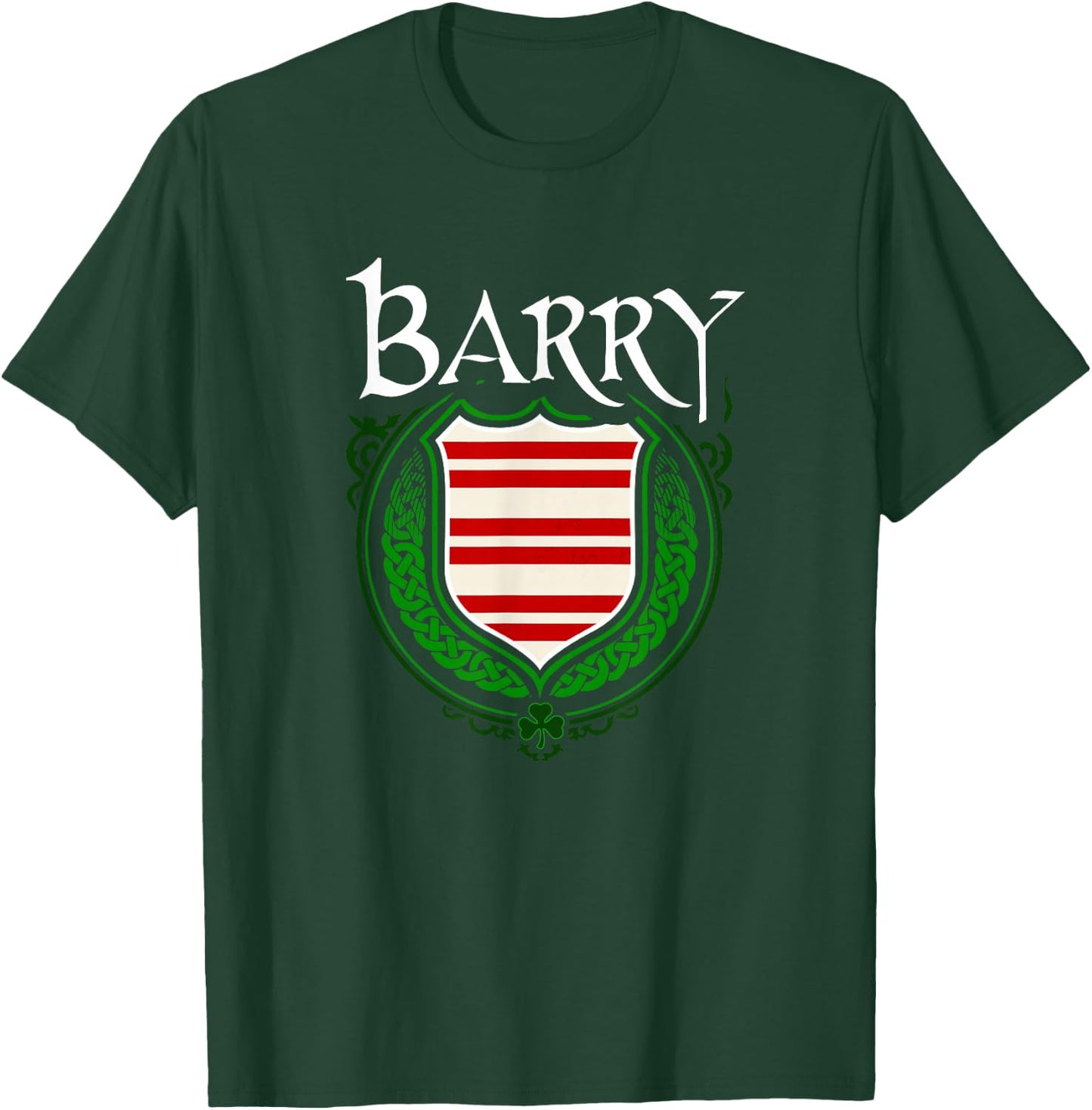 Barry Surname Irish Clan Tartan Badge Ireland T-Shirt - T-Shirt | Forest