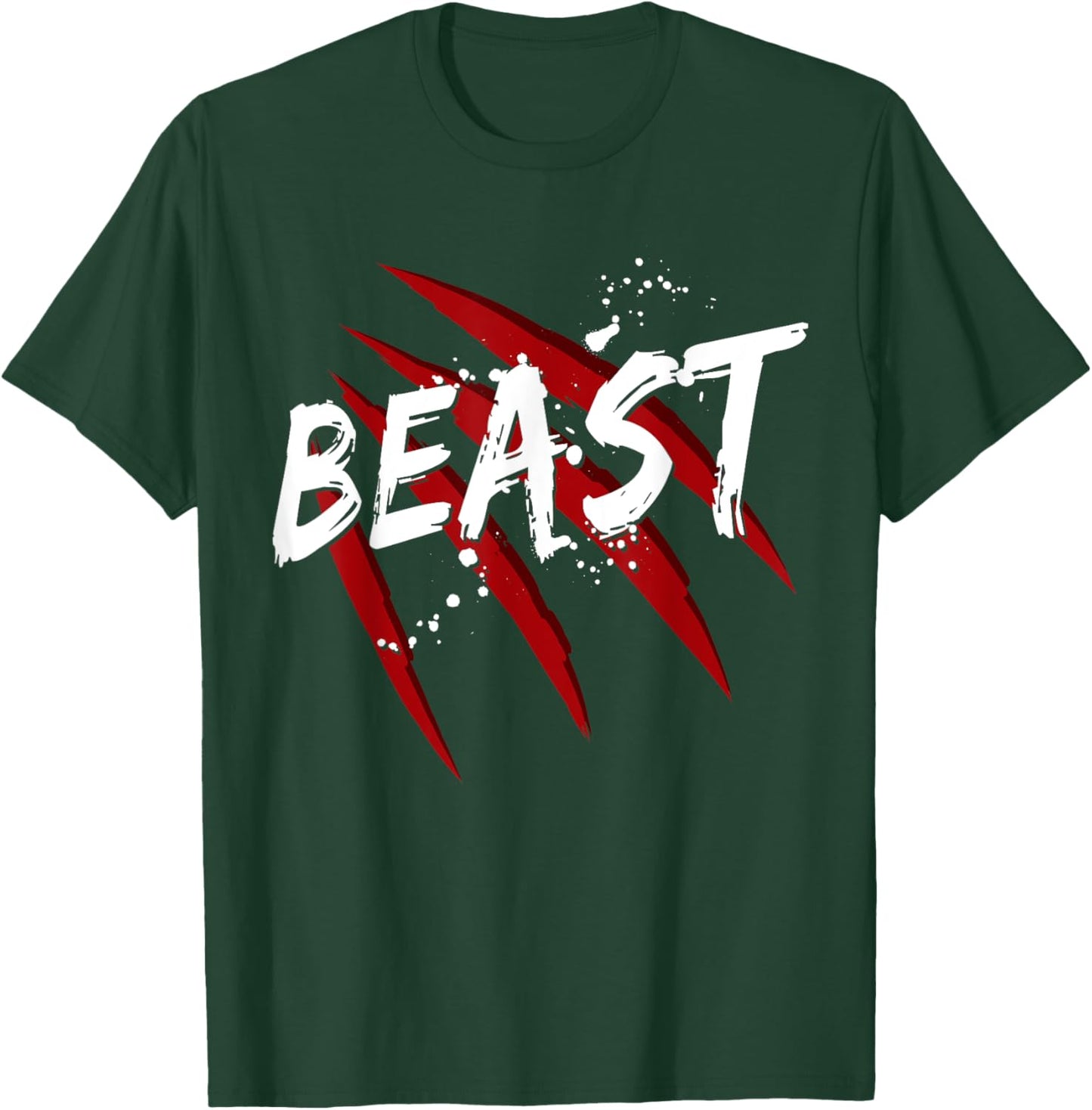 Gym Workout Training Beast Fitness Weight Loss Exercise T-Shirt - T-Shirt | Forest