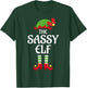 Sassy Elf Family Matching Group Christmas T-Shirt - T-Shirt | Forest