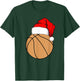 Christmas Basketball Santa T-Shirt - T-Shirt | Forest