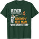 Clay Pigeon Shoot Never Underestimate Grumpy Old Man Trap T-Shirt - T-Shirt | Forest