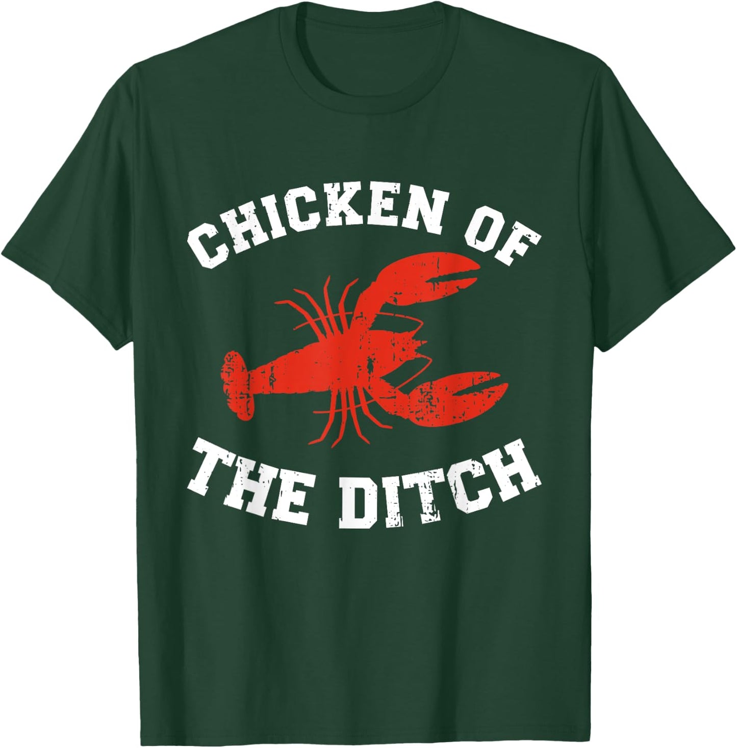 Mardi Gras Crawfish chicken of the ditch New Orleans T-Shirt - T-Shirt | Forest