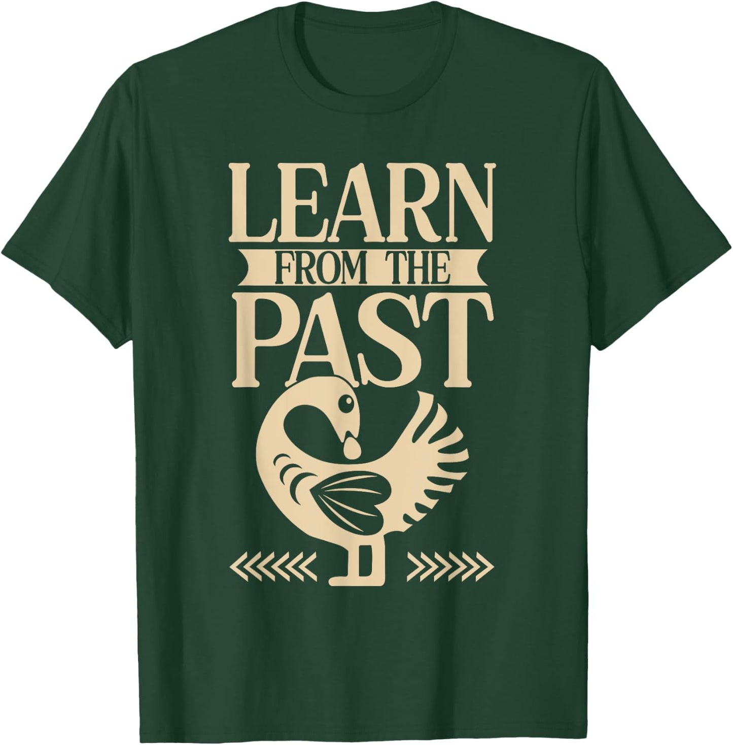 Sankofa Bird Learn From The Past T-Shirt - T-Shirt | Forest