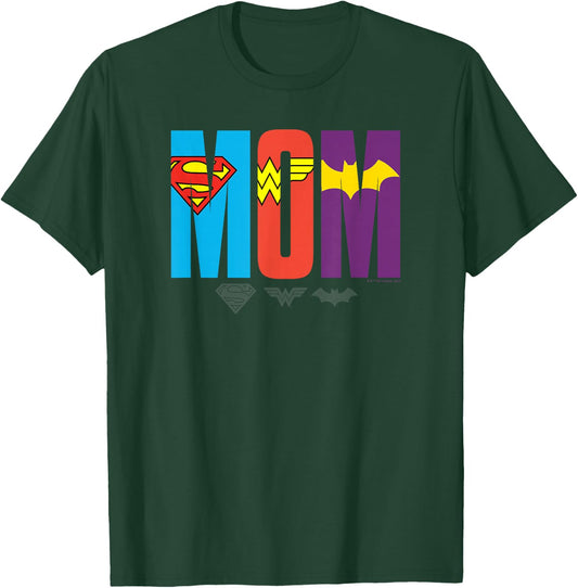 DC Comics Mother's Day Super Hero Girls Mom Logo T-Shirt - T-Shirt | Forest
