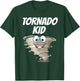 Funny Tornado Design For Kids Boys Girls Cyclone Storm Lover T-Shirt - T-Shirt | Forest