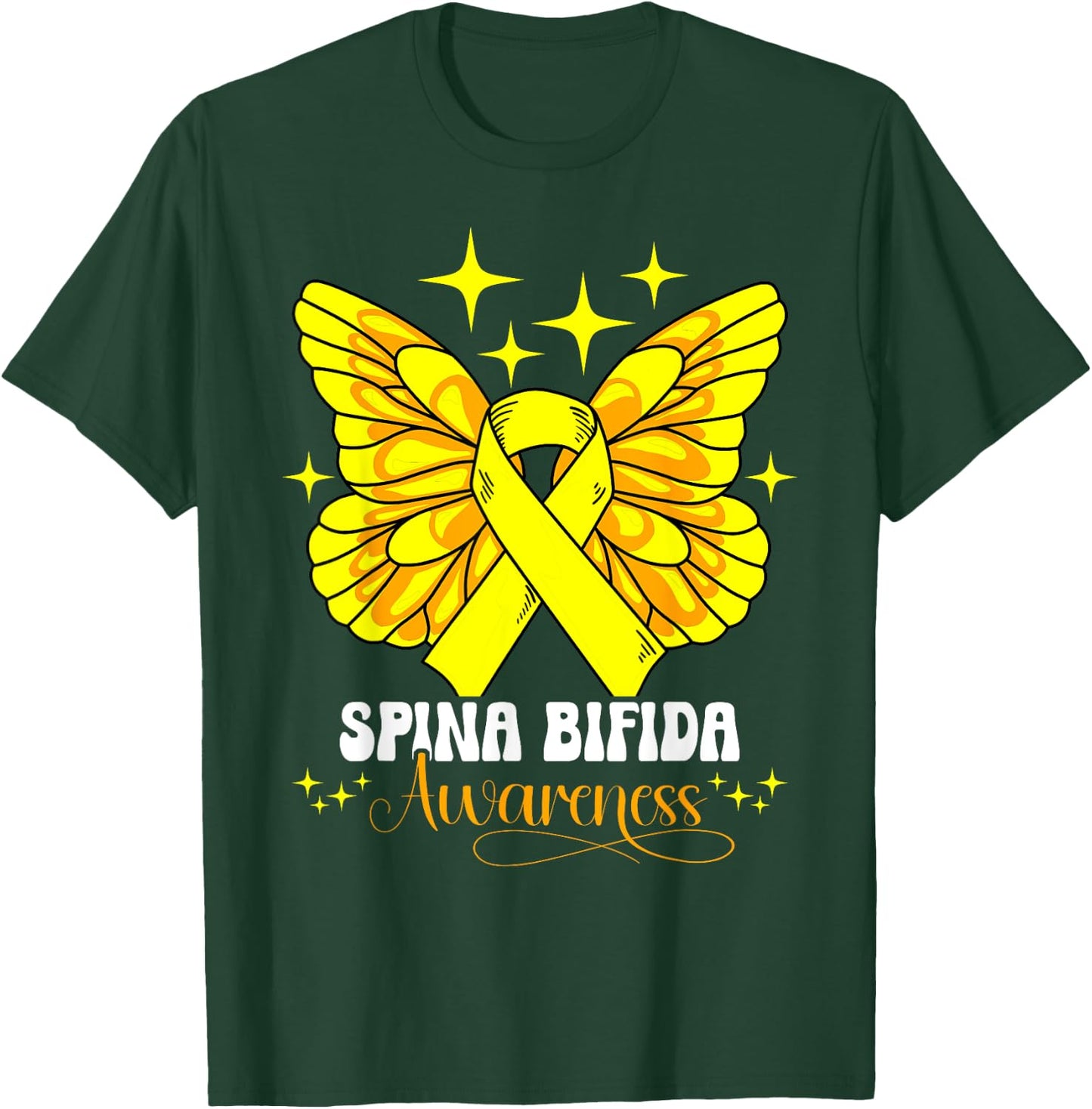 Spina Bifida Awareness T-Shirt - T-Shirt | Forest