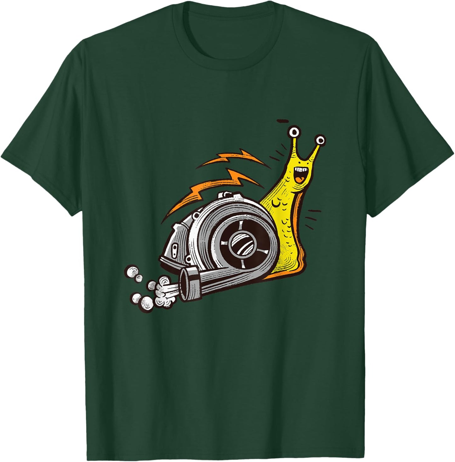 Snail Turbo Mollusk Snails Lover Gastropods Snail Shell T-Shirt - T-Shirt | Forest