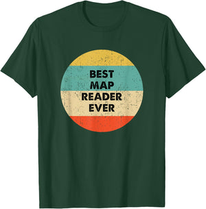 Map Reader Shirts & Gifts Map-Themed - -Adults - Black - Small - Short Sleeve T-Shirt - T-Shirt | Forest