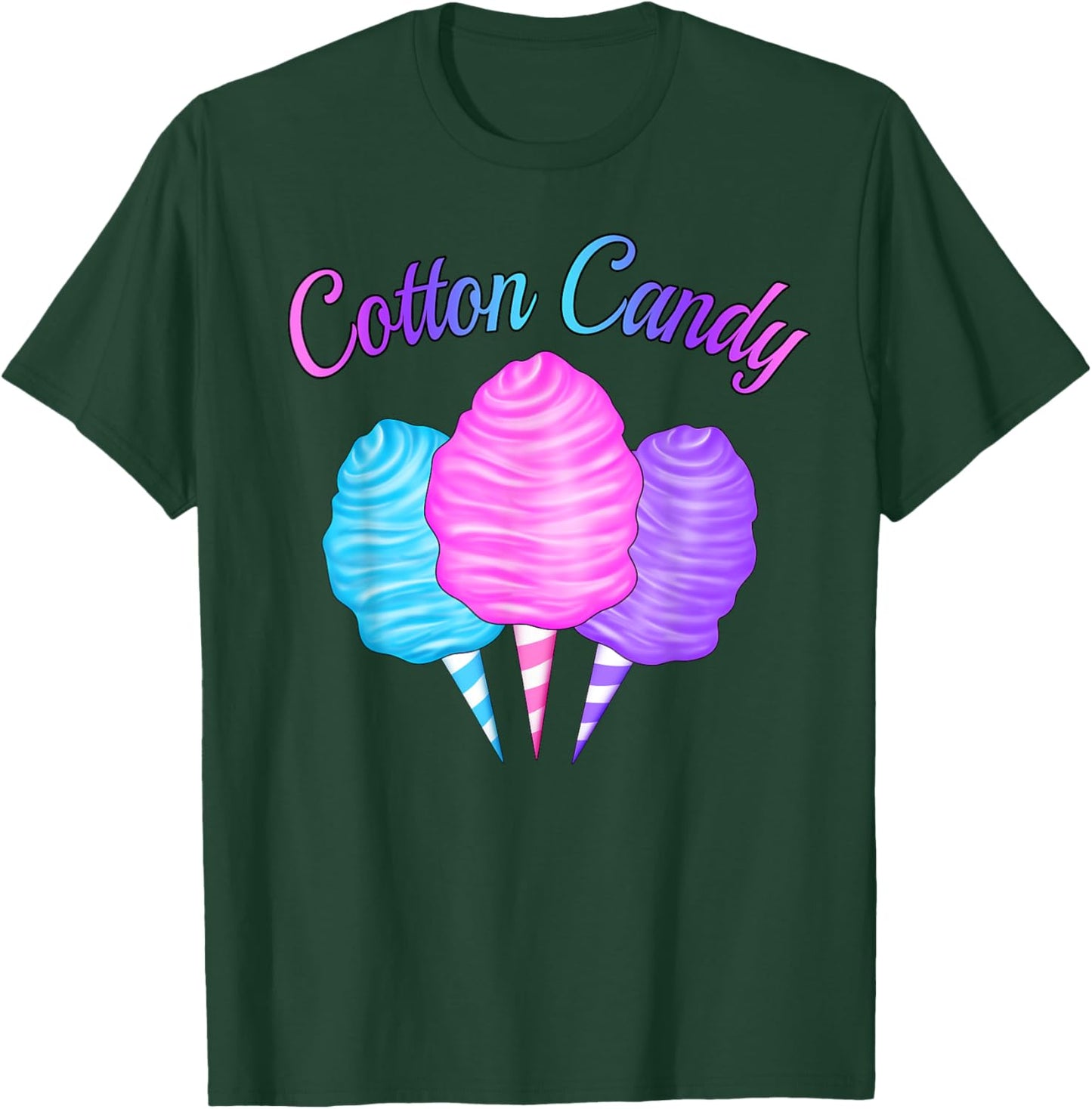 Candy Cone Pink Blue Purple Candy Costume Queen Girl T-Shirt - T-Shirt | Forest