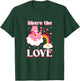 Care Bears Share The Love Love-A-Lot Bear Retro Cartoon T-Shirt - T-Shirt | Forest