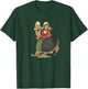 Vintage little Dutch girls in Traditional National Dress T-Shirt - T-Shirt | Forest
