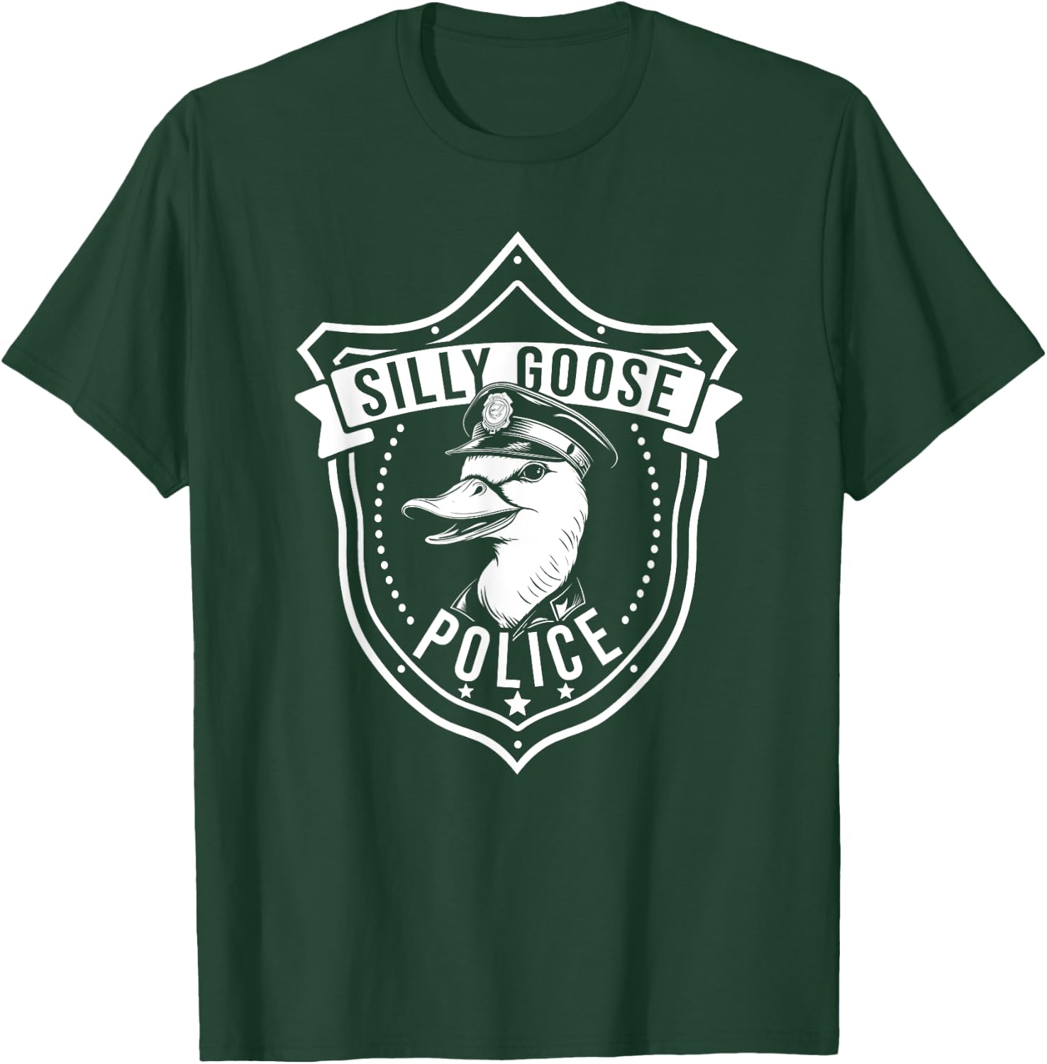 Silly Goose Police Funny Cop Meme Men Women Kids T-Shirt - T-Shirt | Forest