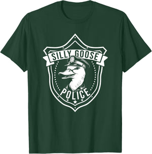 Silly Goose Police Funny Cop Meme Men Women Kids T-Shirt - T-Shirt | Forest