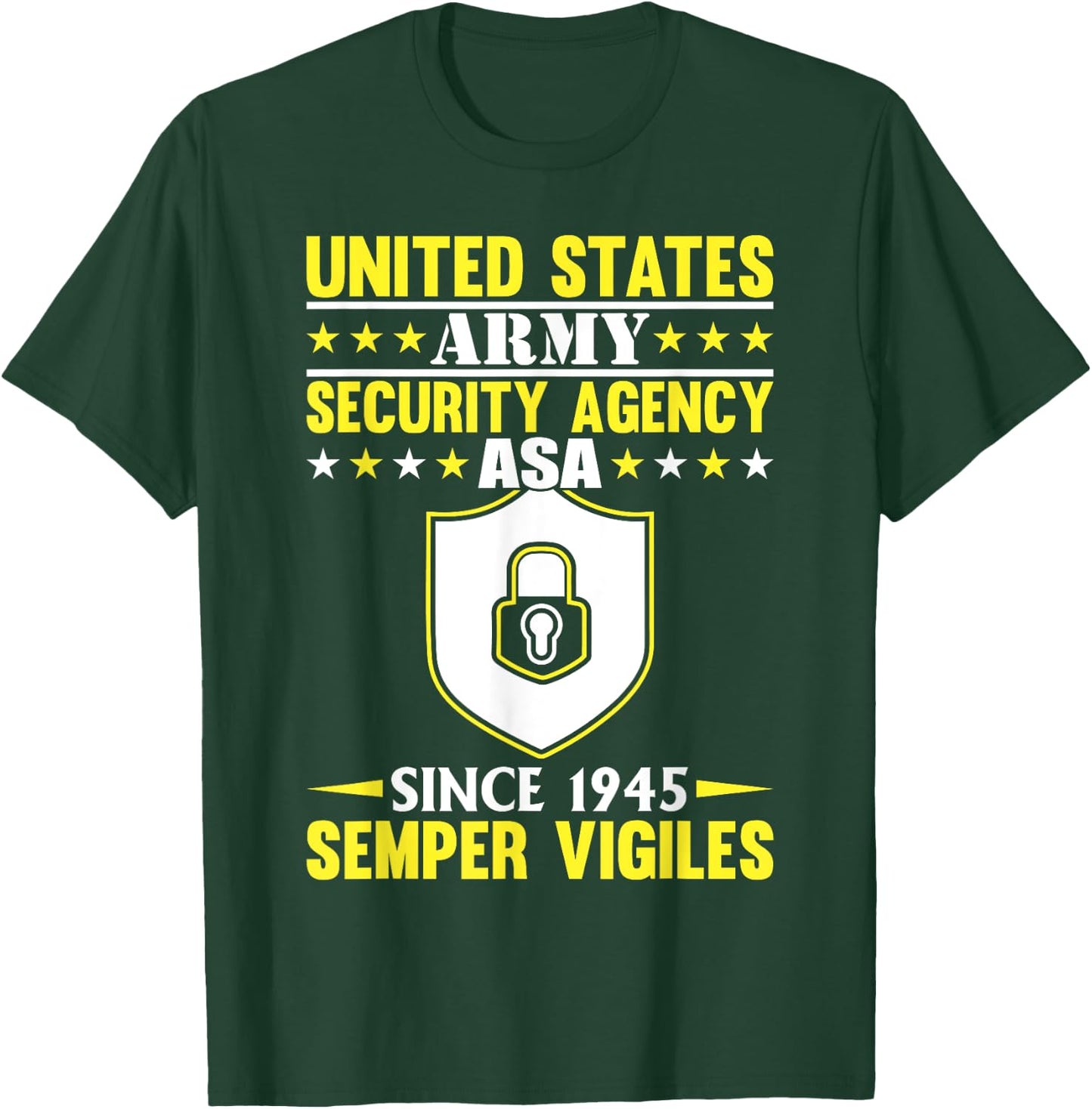 Fbi Jacket Army Security Agency National Security Agency T-Shirt - T-Shirt | Forest