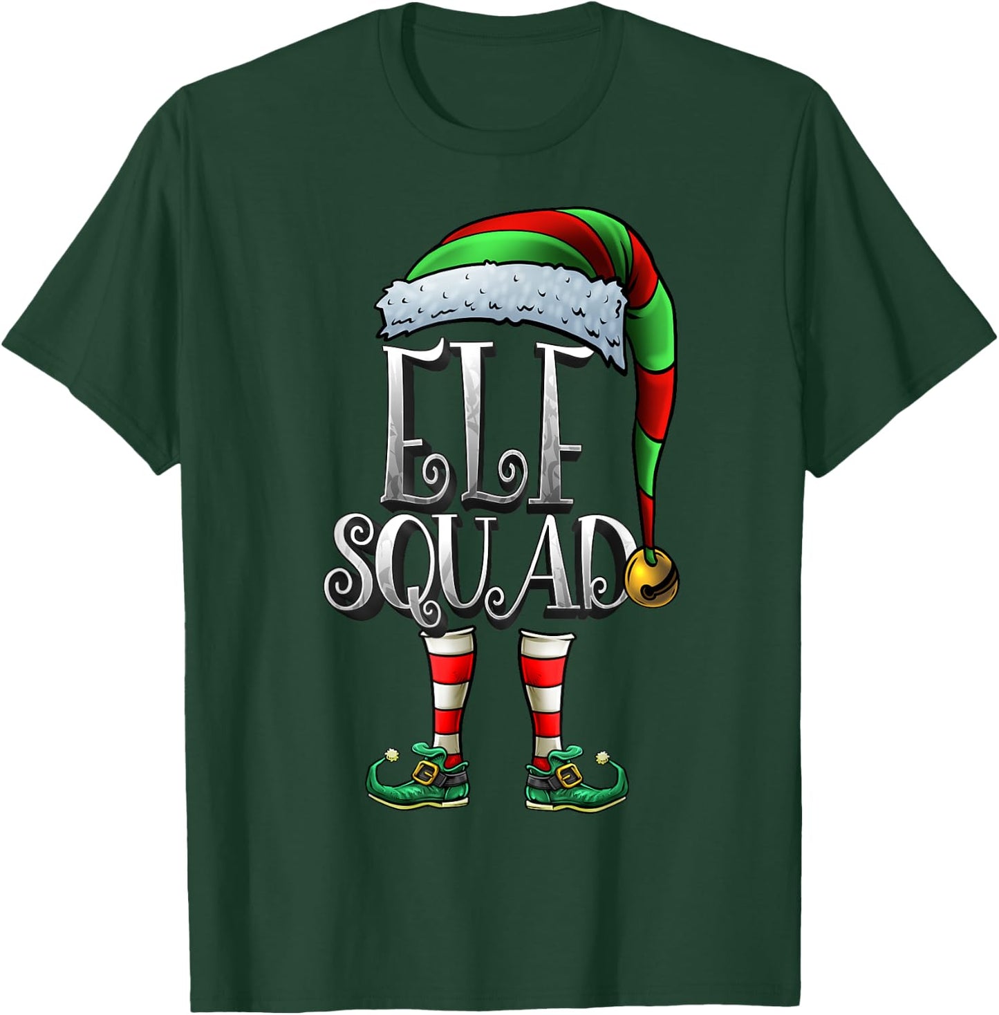 The Elf Squad Shirt Matching Family Elf Squad Christmas Elf T-Shirt - T-Shirt | Forest