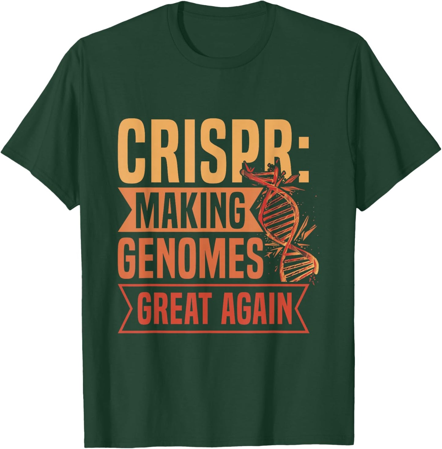 Genetic Engineering Crispr Design for a Crispr supporter T-Shirt - T-Shirt | Forest