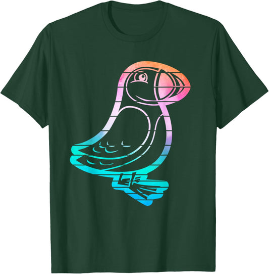 Puffin Seabird Iceland Bird Puffin T-Shirt - T-Shirt | Forest