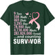 9 Years 108 Months & Counting Survivor Warrior Breast Cancer T-Shirt - T-Shirt | Forest