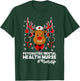 Holiday Xmas Psychiatric Mental Health Nurse Life Reindeer T-Shirt - T-Shirt | Forest