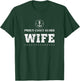 Coast Guard USCG Coastie Wife American Flag T-Shirt - T-Shirt | Forest