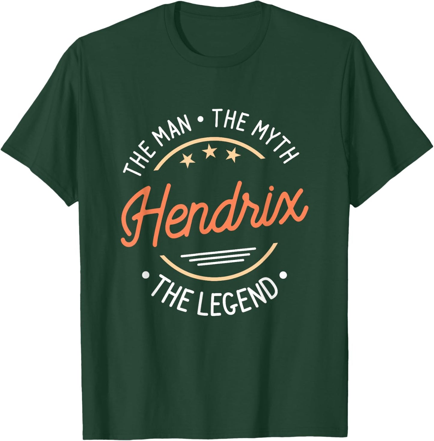 Hendrix The Man The Myth The Legend T-Shirt - T-Shirt | Forest