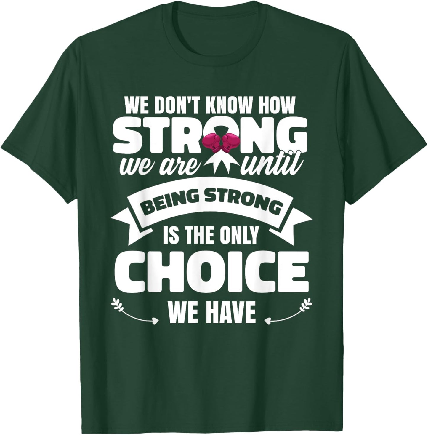 Women Lung Cancer Awareness T-Shirt - T-Shirt | Forest