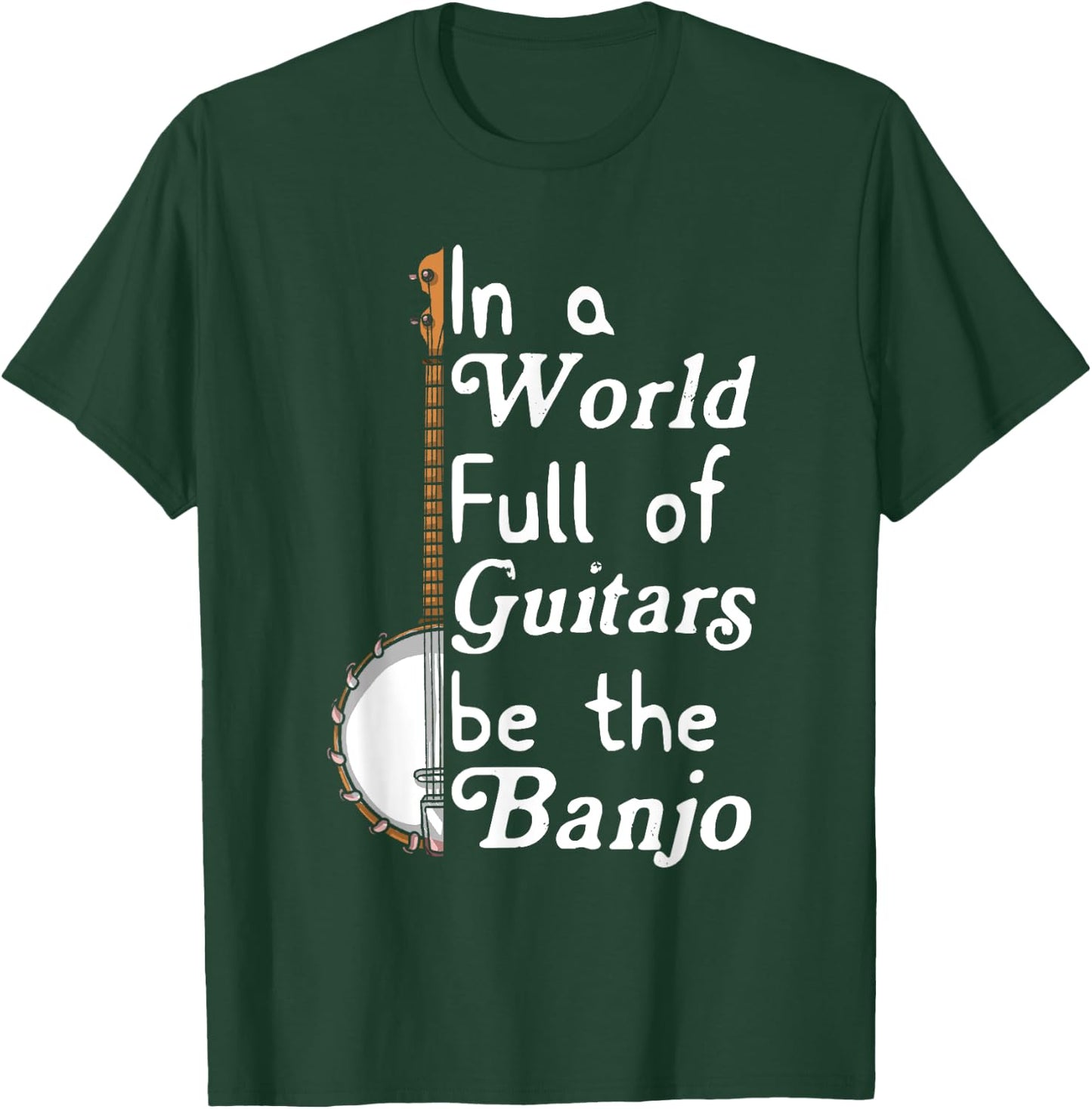 Banjo Bluebird Tennesse Mandolin Bluegrass T-Shirt - T-Shirt | Forest