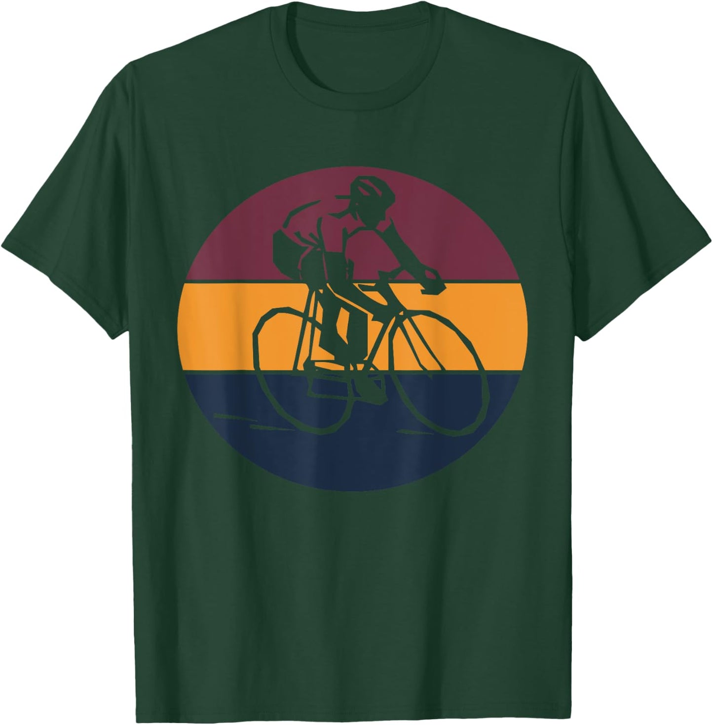 Vintage Cycling Funny Classic Bicycle Bicycling Lover Outfit T-Shirt - T-Shirt | Forest