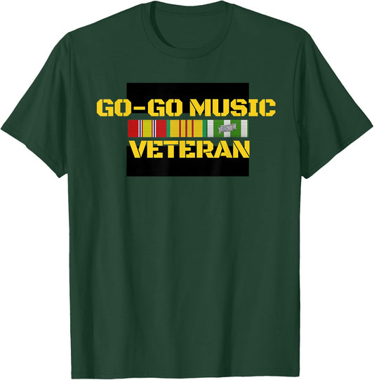 Go-Go Music Veteran Go Go DC Culture DMV T-Shirt - T-Shirt | Forest