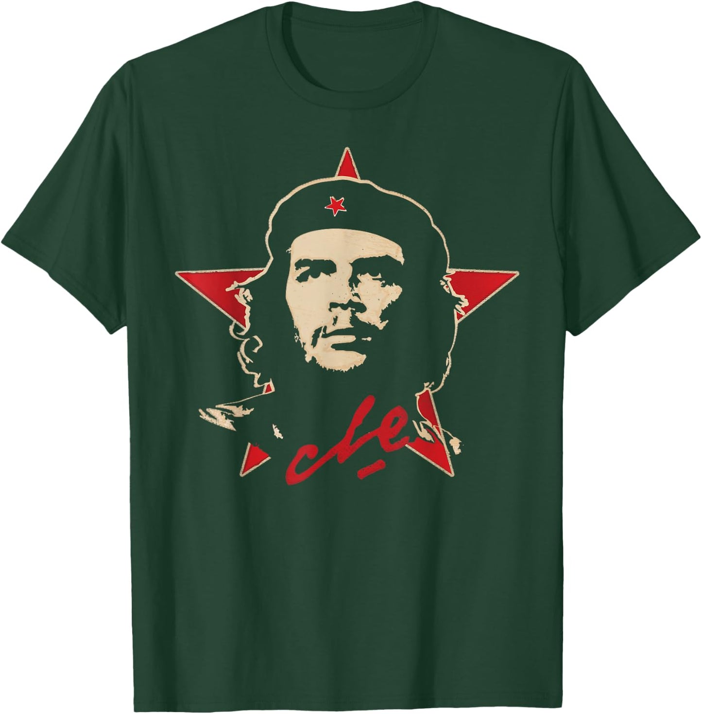 Che Guevara Shirt Revolution Rebel Cuban El Che Cuba Hero T-Shirt - T-Shirt | Forest