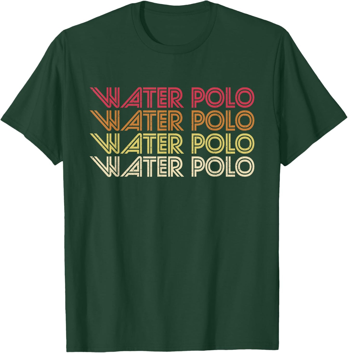 Retro Waterpolo Vintage Water Polo T-Shirt - T-Shirt | Forest