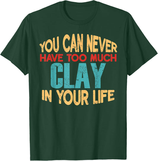 Funny Clay Personalized First Name Joke Item T-Shirt - T-Shirt | Forest