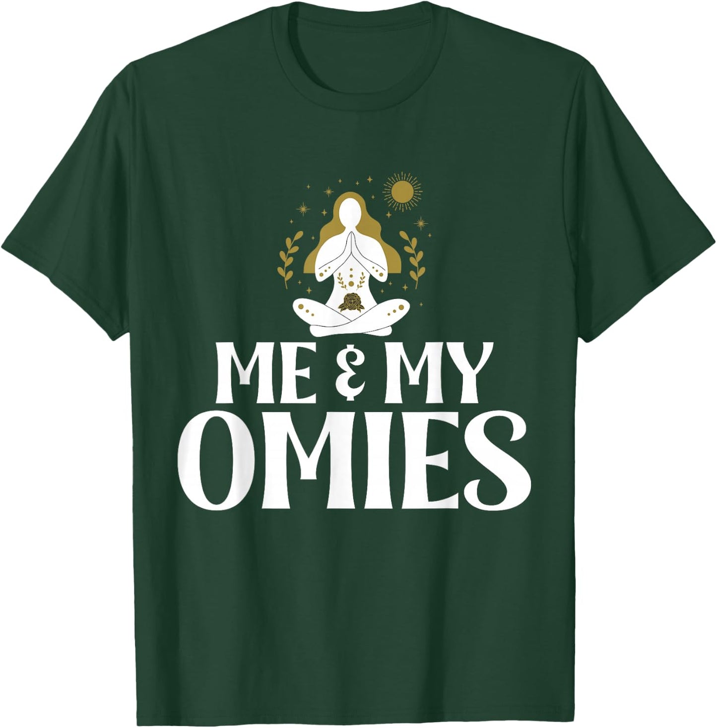 Me & My Omies Symbol Namaste Om Religion Meditation Yogis T-Shirt - T-Shirt | Forest