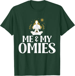 Me & My Omies Symbol Namaste Om Religion Meditation Yogis T-Shirt - T-Shirt | Forest