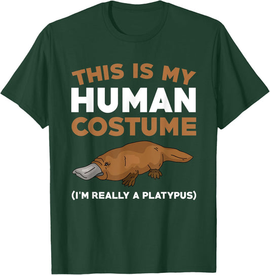 Funny Platypus Lover Outfit Love Platypuses T-Shirt - T-Shirt | Forest