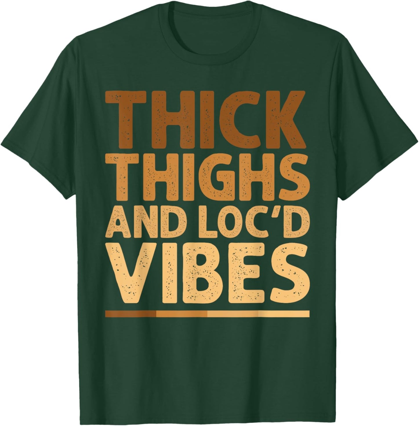 Cool Locs Melanin Art Girls African Dreadlock Locd T-Shirt - T-Shirt | Forest