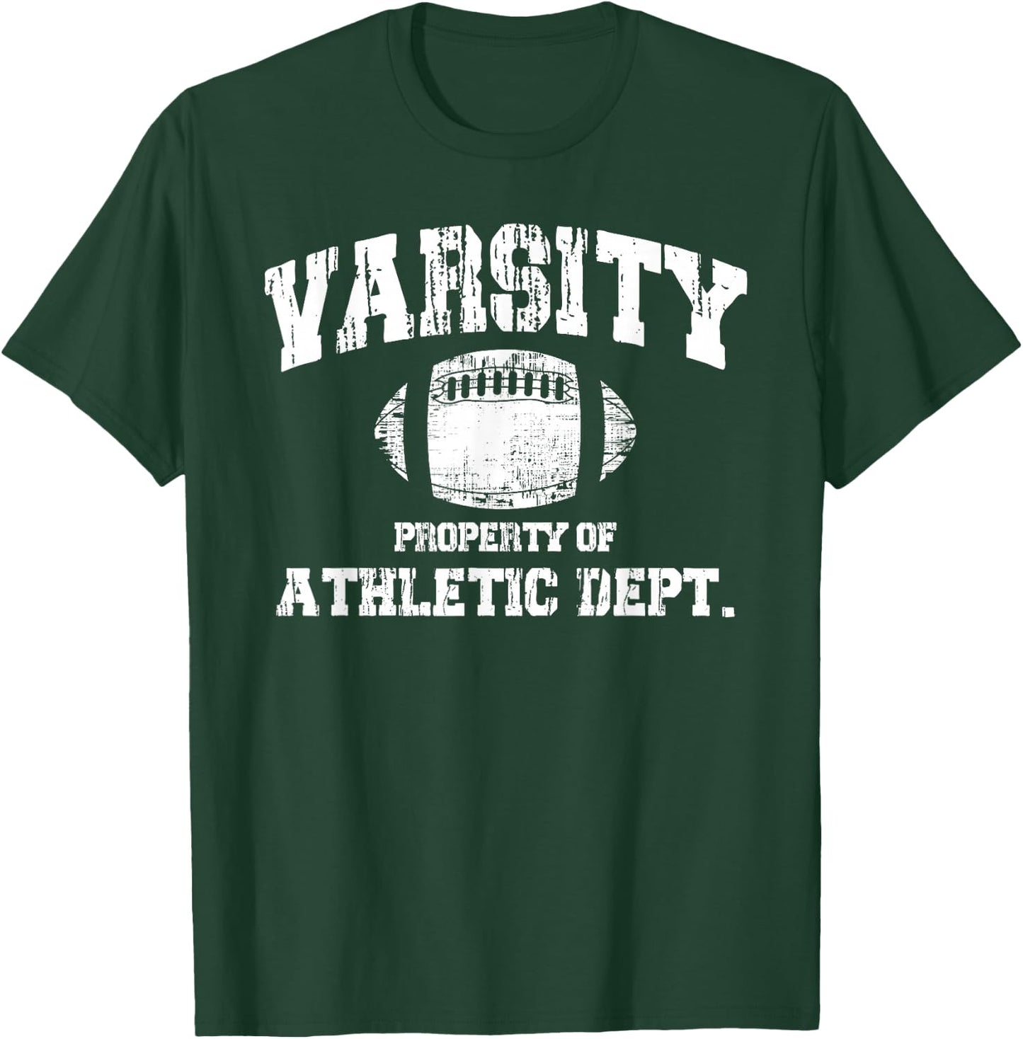 Varsity Football Player High School Athletic Dept Football T-Shirt - T-Shirt | Forest