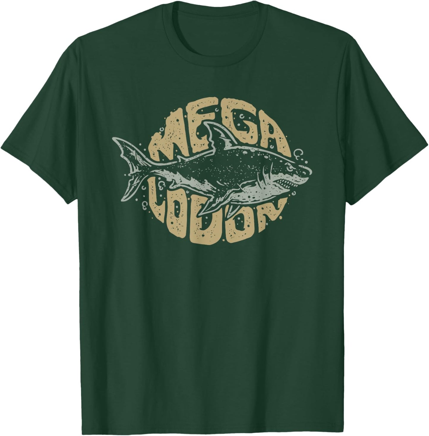 Megalodon Shark Shirt Prehistoric Ocean T-Shirt - T-Shirt | Forest