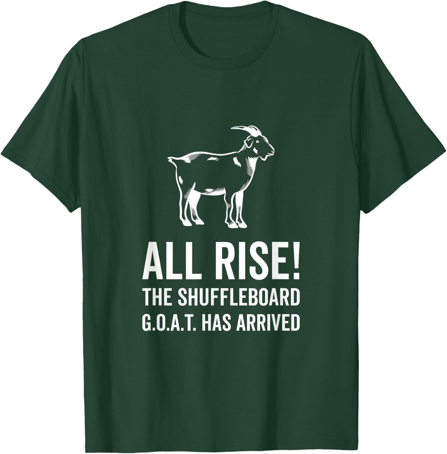 GOAT Shuffleboard Champion T-Shirt - T-Shirt | Forest