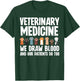 Veterinary Medicine Art Women Veterinarian Vet Med T-Shirt - T-Shirt | Forest