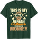 This Is My Human Costume I'm Really A Monkey - Zoo Animal T-Shirt - T-Shirt | Forest