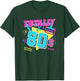 I Love The 80s Eighties Totally 80s - Men's Adults Classic Fit Collarless Short Sleeve Black Small T-Shirt - T-Shirt | Forest