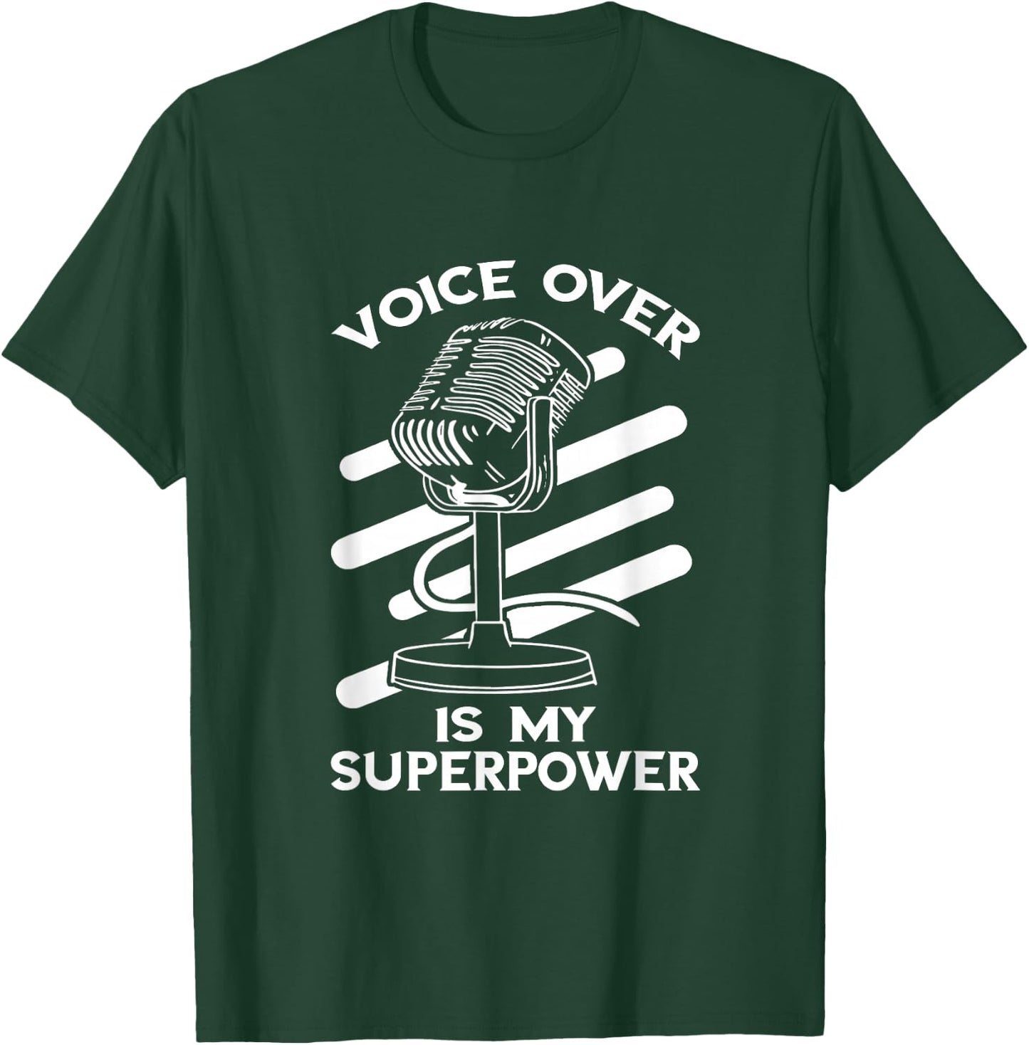 Voice Over Superpower Voice Actor Voice Acting Voice Actress T-Shirt - T-Shirt | Forest