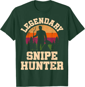 Legendary Snipe Hunter. Funny Snipe Hunting T-Shirt - T-Shirt | Forest
