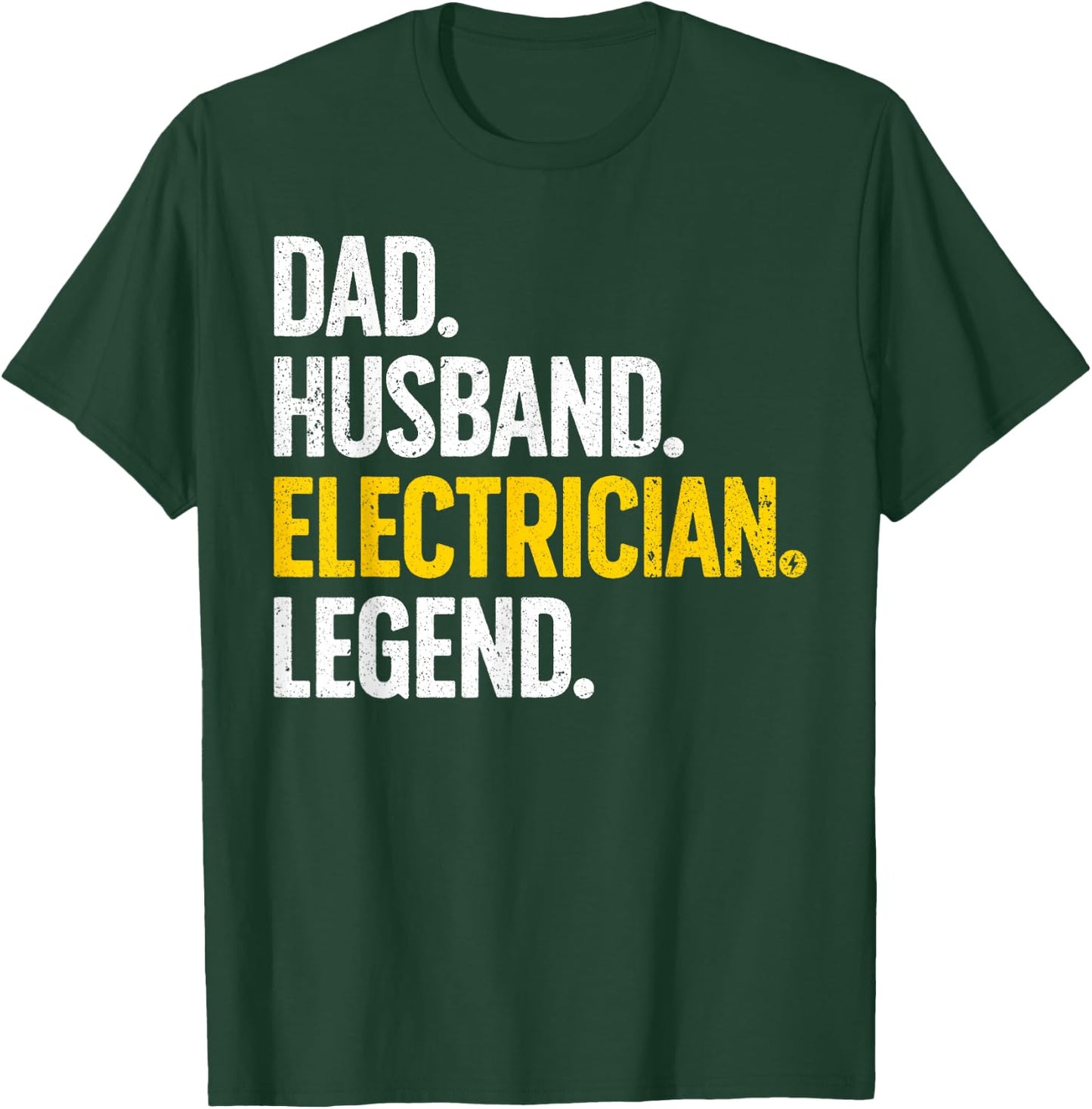 Funny Electrician Design For Husband Dad Electrical Engineer T-Shirt - T-Shirt | Forest