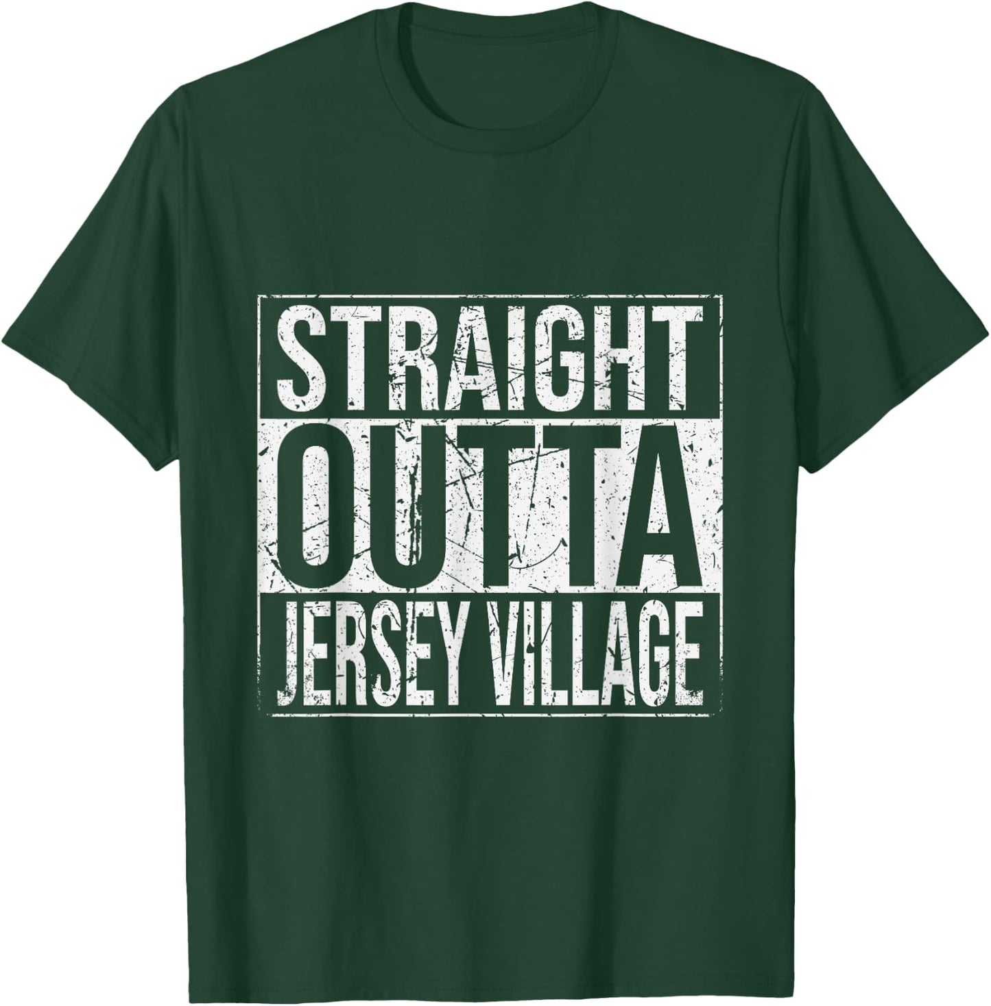 Straight Outta Jersey Village Vintage T-Shirt - T-Shirt | Forest