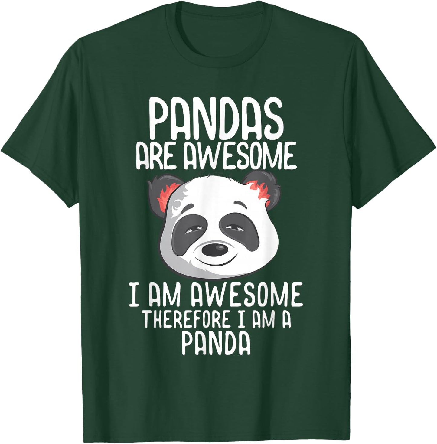 Panda Shirt Boys Kids Girls Panda Graphic T-Shirt - T-Shirt | Forest